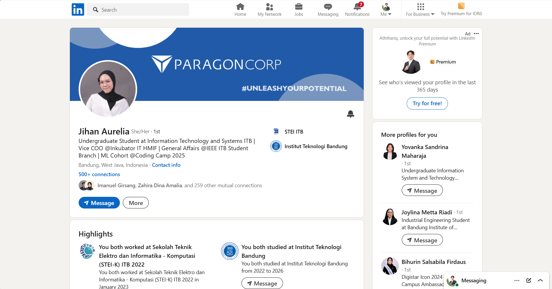 Dashboard preview